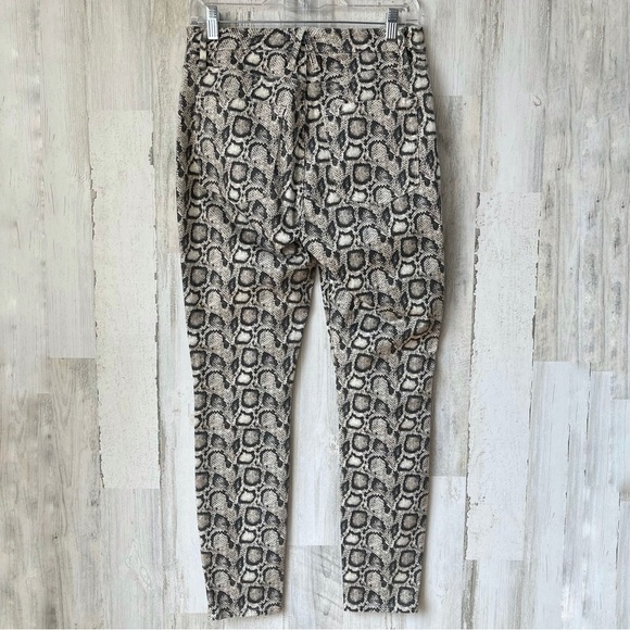 Good American Good Legs Snake Print Skinny Jeans Size 30 - Picture 6 of 11